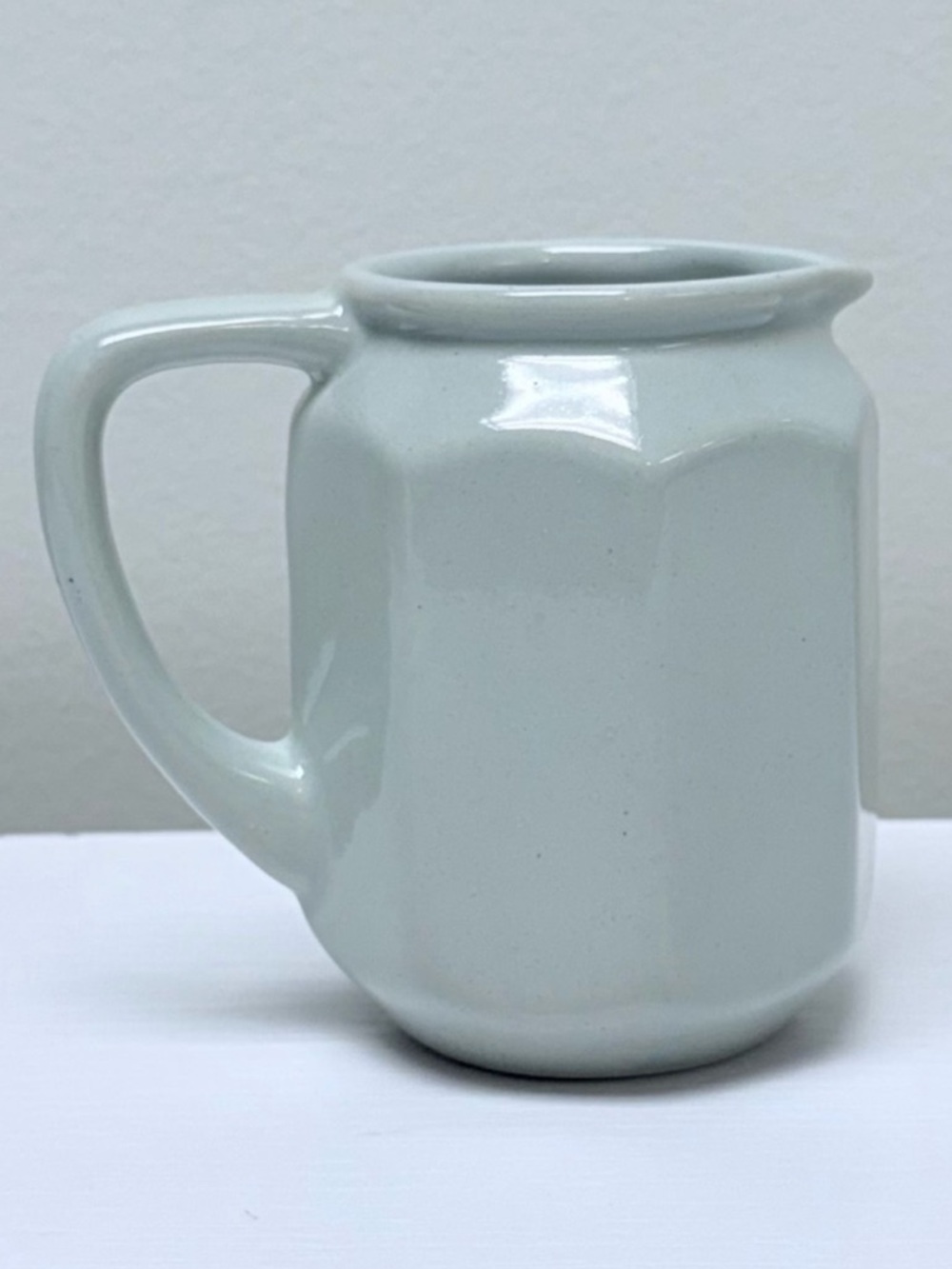 New 8 fl oz Stoneware Beverage Pitcher Peace Blue - Hearth & Hand™ with Magnolia - Picture 4 of 4